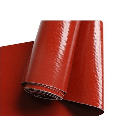 Begge side belagt silikone glasfiber stof